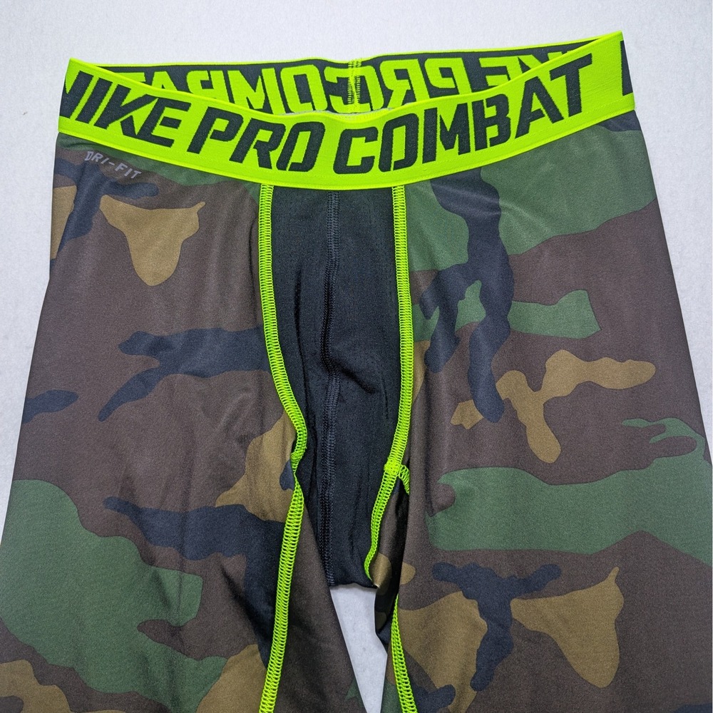 Nike Pro Combat Boys‎ XL Camo Compression Tights Dri-Fit